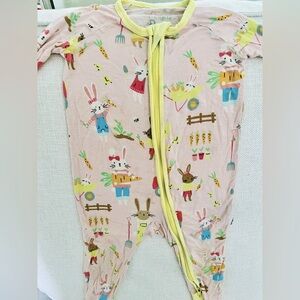 VERY well loved Little Sleepies zippy size 3-6 months